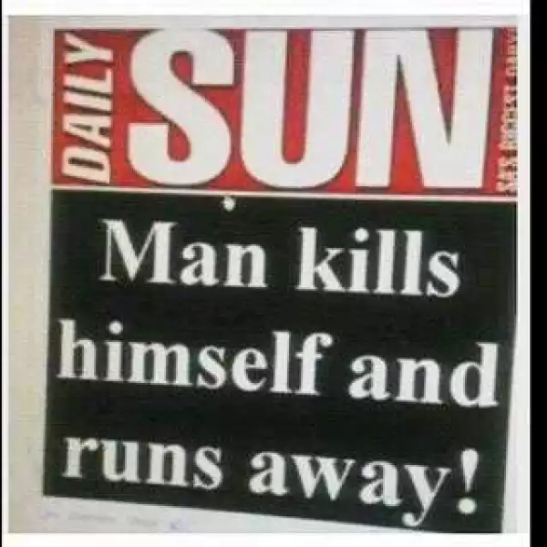 Unbelievable!! Man Kills Himself & Runs Away